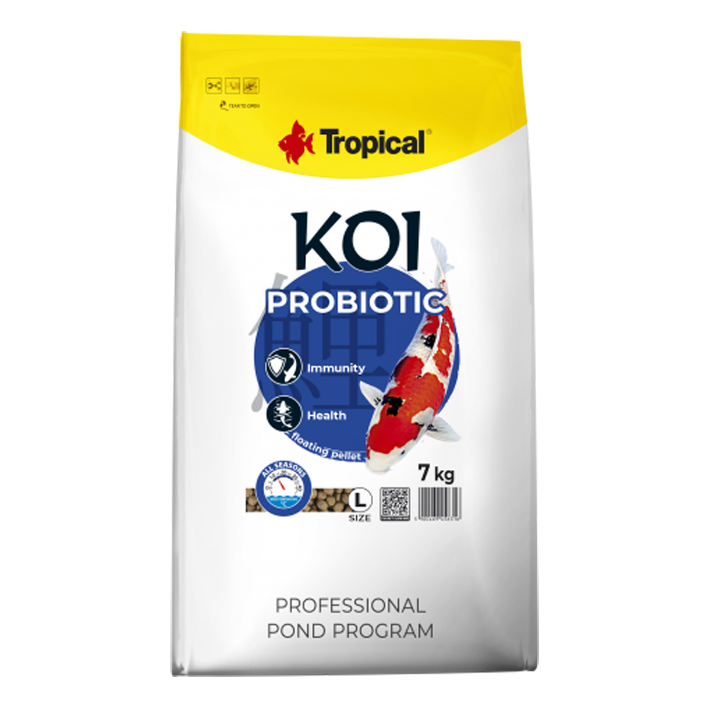 Tropical Koi Probiotic Pellet L 7kg Pokarm probiotyczny dla karpi Koi